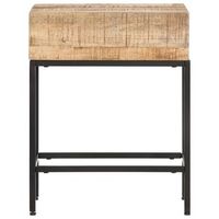 mesa auxiliar  mesita auxiliar  mesa de cafe de madera de mango maciza 40x30x50 cm