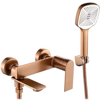Grifo De Bañera Rea Storm Brush Copper