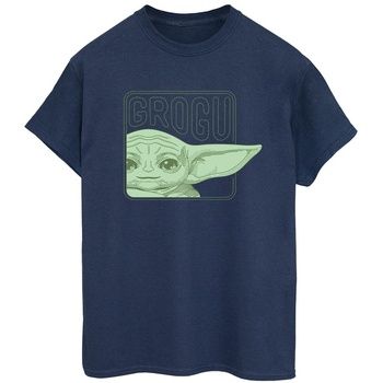 Disney Camiseta manga larga The Mandalorian para mujer