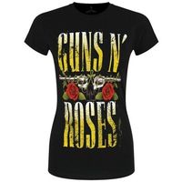 guns n roses camiseta manga larga big guns para mujer