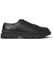 camper para hombre k101066-001 zapatos de piel brutus negro 43 plano cordones casual