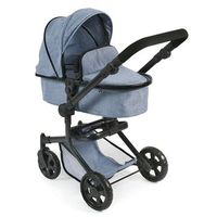 cochecito de munecas mika jeans azul