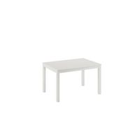 mesa extensible traffic 130210 x 80 cm en melamina blanca
