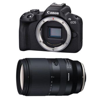Cámara Mirrorless Canon EOS R50 24.2MP 4K 18-300mm WiFi Bluetooth