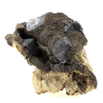 Galeno - Pierre Natural De Francia, Planiolos, Lot, Occitanie - Roche De Sulfure De Lead, Brillante Y Metálico | 2060.0 Ct - Certificado De