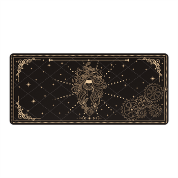 Alfombrilla de ratón Akko con tema de Tarot, teclado antideslizante de tamaño completo para juegos, alfombrilla de ratón de goma, alfombrilla para mesa, alfombrilla para ratón de escritorio de