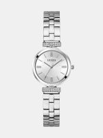 reloj analogico de cristal