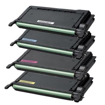 Compatible Multipack Samsung CLP-650N Printer Toner Cartridges (4 Pack) -CLP-K600A