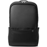 hp 156 pavilion accent backpack - black  silver black