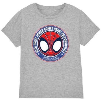 Marvel Tops y Camisetas Great Responsibility para niña