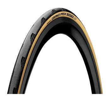 Cubierta Continental Grand Prix 5000 All Seasons TR Negro Crema 700x25, Tipo mm 700X25