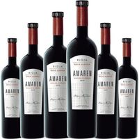 amaren seleccion de vinedos crianza 145 vol tempranillo y garnacha c - pack 6 botellas 75 cl - 145 vol