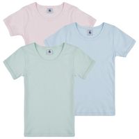 petit bateau camiseta 3 tee shirts mc para nina