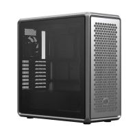 caja de ordenador cooler master masterframe 600 aluminio plata atx ventana lateral