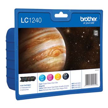Brother LC1240 BK/C/M/Y Original Multipack Ink Cartridges