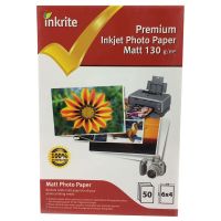 inkrite photoplus professional paper matt 130gsm 6x4 50 sheets