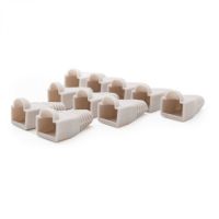 nanocable funda protectora rj45 gris 10 unidades