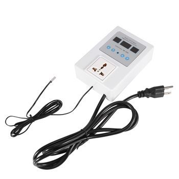 Controlador Digital De Temperatura Led Con Sonda Impermeable