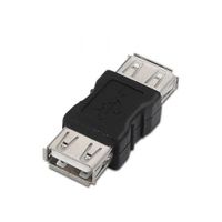 adaptador usb aisens a103-0037 usb 20 hembra a hembra negro rohs