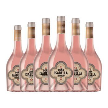 Vino Rosado Doña Isabella. Rosé Navarra 75 Cl 13.5% Vol. (pack De 6 Unidades)
