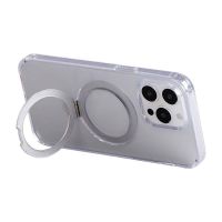 funda para movil joyroom jr-bp004 magnetica con soporte transparente para iphone 15