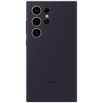Samsung Funda de Silicona Violeta Oscuro para Galaxy S24 Ultra