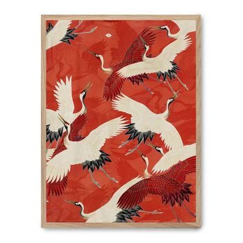 Cuadro Red Cranes