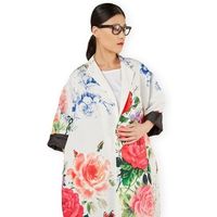 wendy trendy chaqueta jacket 224040 - whitefloral para mujer