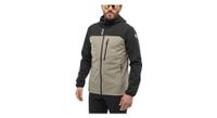 chaqueta softshell mijo seneca shield beige negro  hombre