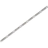 silver 2mm wide figaro chain - 18in - f8894