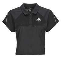 adidas polo stadium 3-stripes tennis inspired jacquard polo shirt t-shirt para mujer
