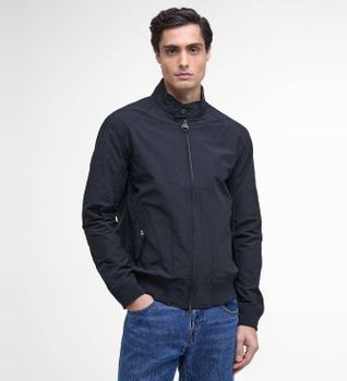 Barbour international para hombre. MCA0427 Chaqueta Harrington marino (XL), Casual, Poliamida