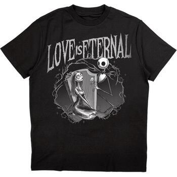 Nightmare Before Christmas Camiseta manga larga Love Is Eternal para hombre