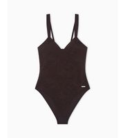 emporio armani para mujer ew003279af20241 banador monstera marron l beachwear poliester