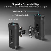 smallrig mini empunadura lateral con abrazadera nato y riel nato ajustable verticalmente max soporte de carga de 10 kg  22 lb para sony para dslr -5947