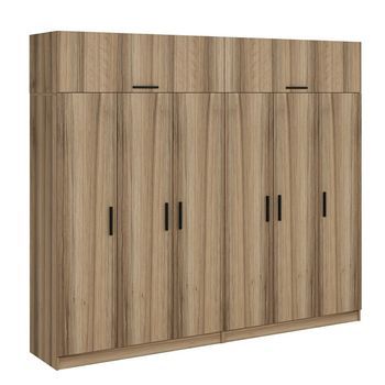 Armario Kale-7711 Dore 270x255x52 Cm