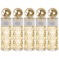 pack de 5 eau de parfum mujer saphir moon 200 ml