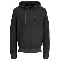 jack  jones chaqueta de punto 12278966 ethan zip-black para hombre