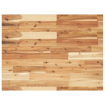 Tablero De Mesa | Tablero Escritorio Rectangular Madera Maciza Acacia 80x60x2 Cm