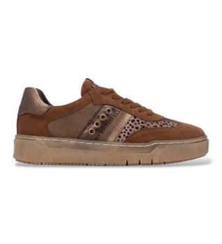 Refresh para mujer. 17624002-CAMEL Zapatillas 176240 marrón (38), Plano, Cordones, Casual