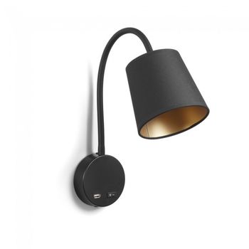 Aplique con interruptor y usb montecarlo