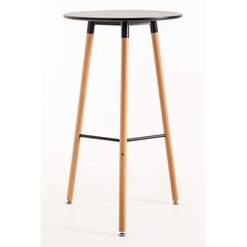 Mesa Tower Alta 60 Cm De Madera 105*60*60 Cm - Negro