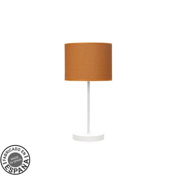 Sobremesa moda 1xe14 blanco/naranja 42x17x17cm