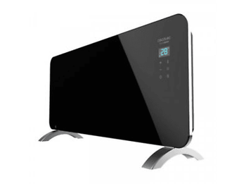 REACONDICIONADO Seminuevo Bueno Calefactor - Cecotec Ready Warm 6770 Crystal Connection, 2000 W, LED, Bloqueo niños, Negro