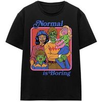 steven rhodes camiseta normal is boring para mujer