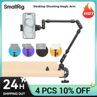 brazo magico de disparo de escritorio smallrig con kit de abrazadera de cangrejo brazo magico ajustable para telefonos inteligentes webcamaras y camaras de accion 4766