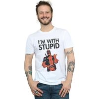 marvel camiseta im with stupid para hombre