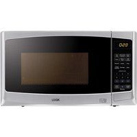 logik l20gs14 microwave with grill - silver silver