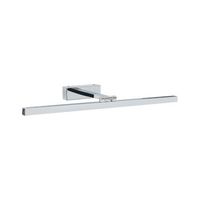 lampara led para cuadros y espejos moderna metal horizontal con recubrimiento en polvo plateado arros