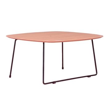 Mesa de centro cuadradada en madera de roble (xcm)